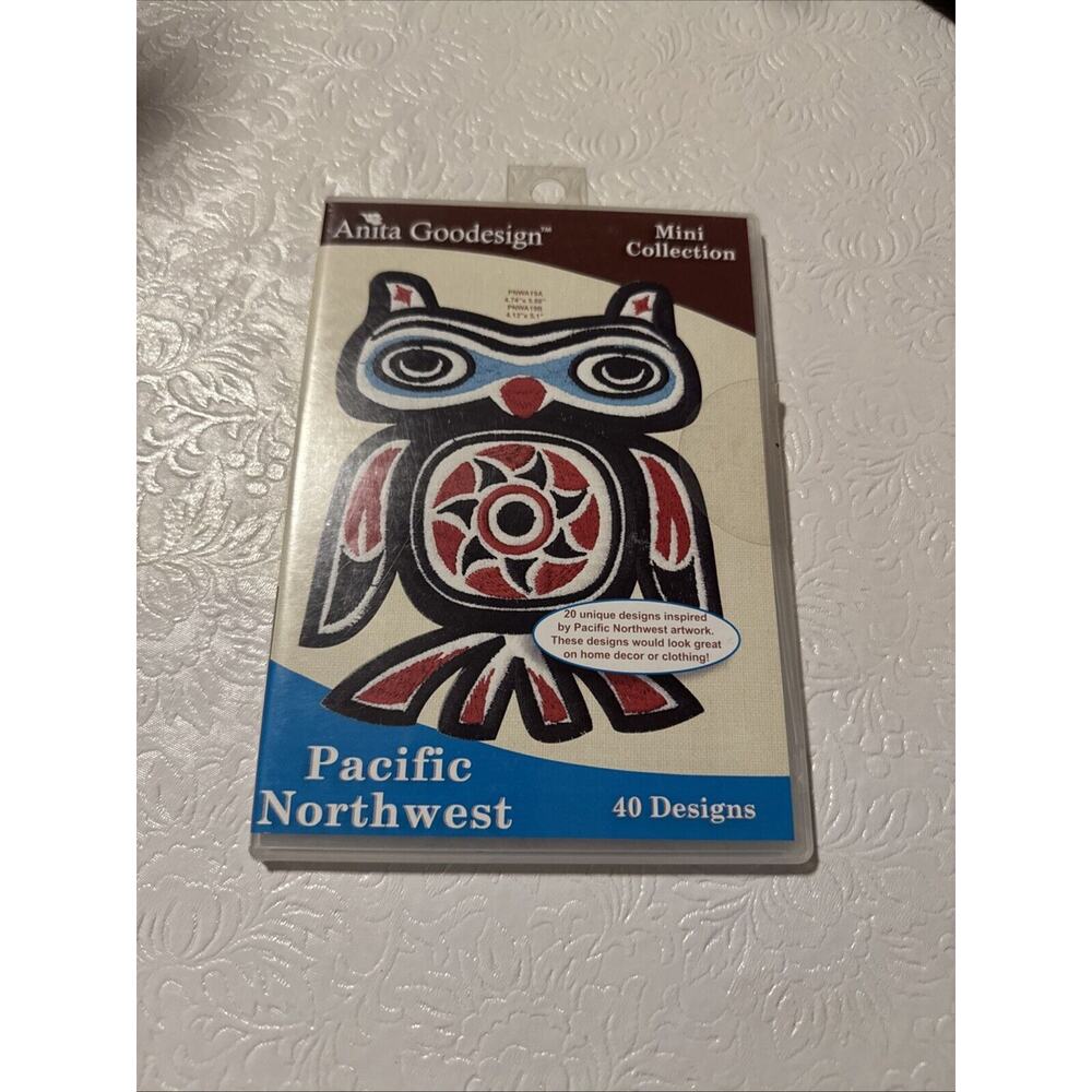 Pacific Northwest Anita Goodesign Embroidery Machine Design CD 40 Designs